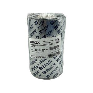 Brady RA307 RC Label Ribbon 4.33 In X 984 Ft Thermal Transfer Black